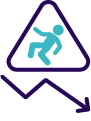 Mitigation against bedside fall rates & injury claims icon